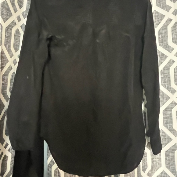 Daniel Rainn Black Silk Button Down - Picture 4 of 4